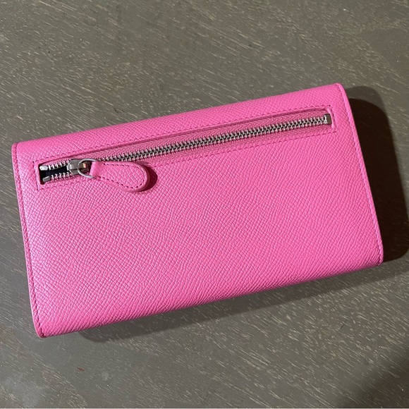BALENCIAGA | BRAND NEW! Pink Leather Chain Wallet Crossbody - Picture 4 of 8
